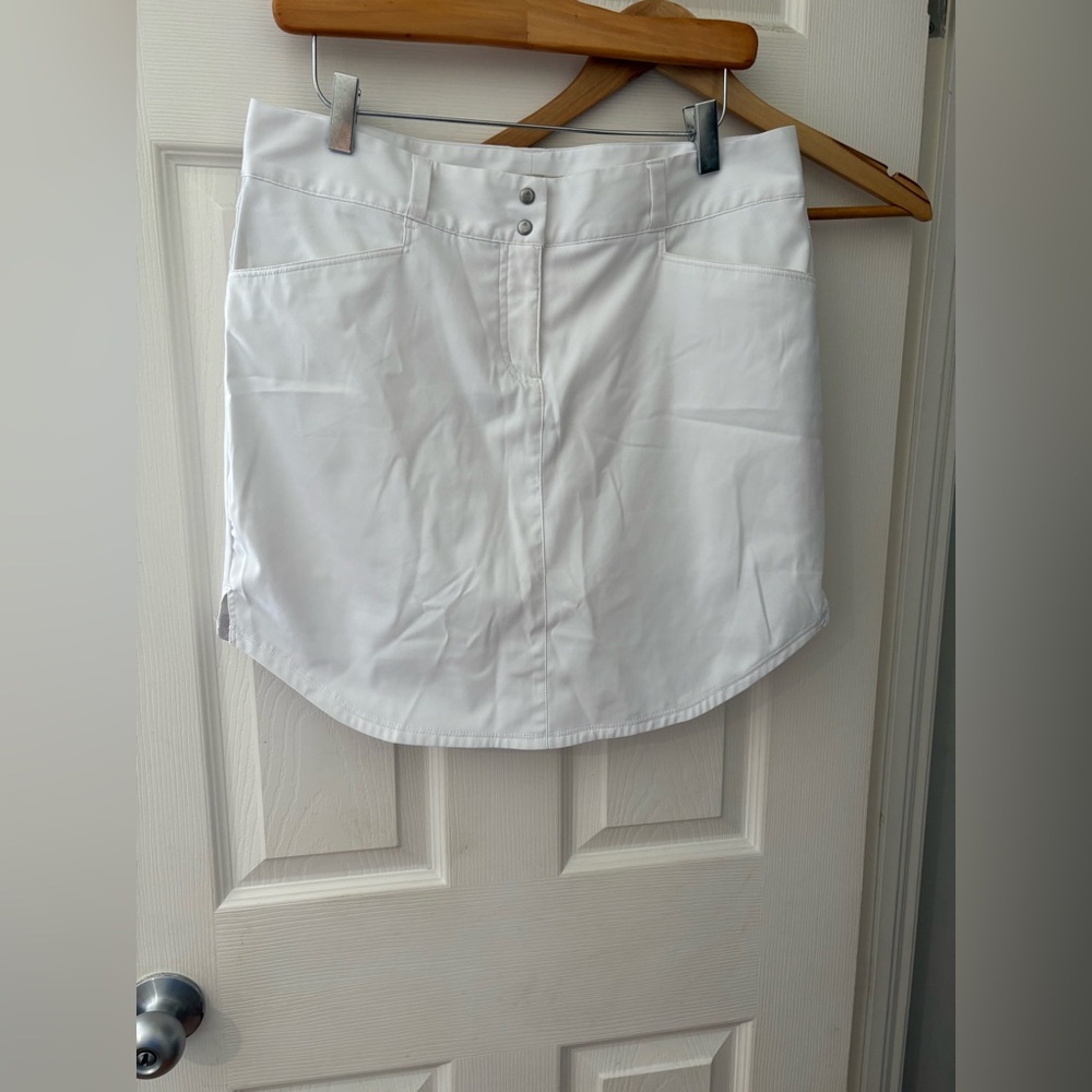 adidas White Mini Skirt